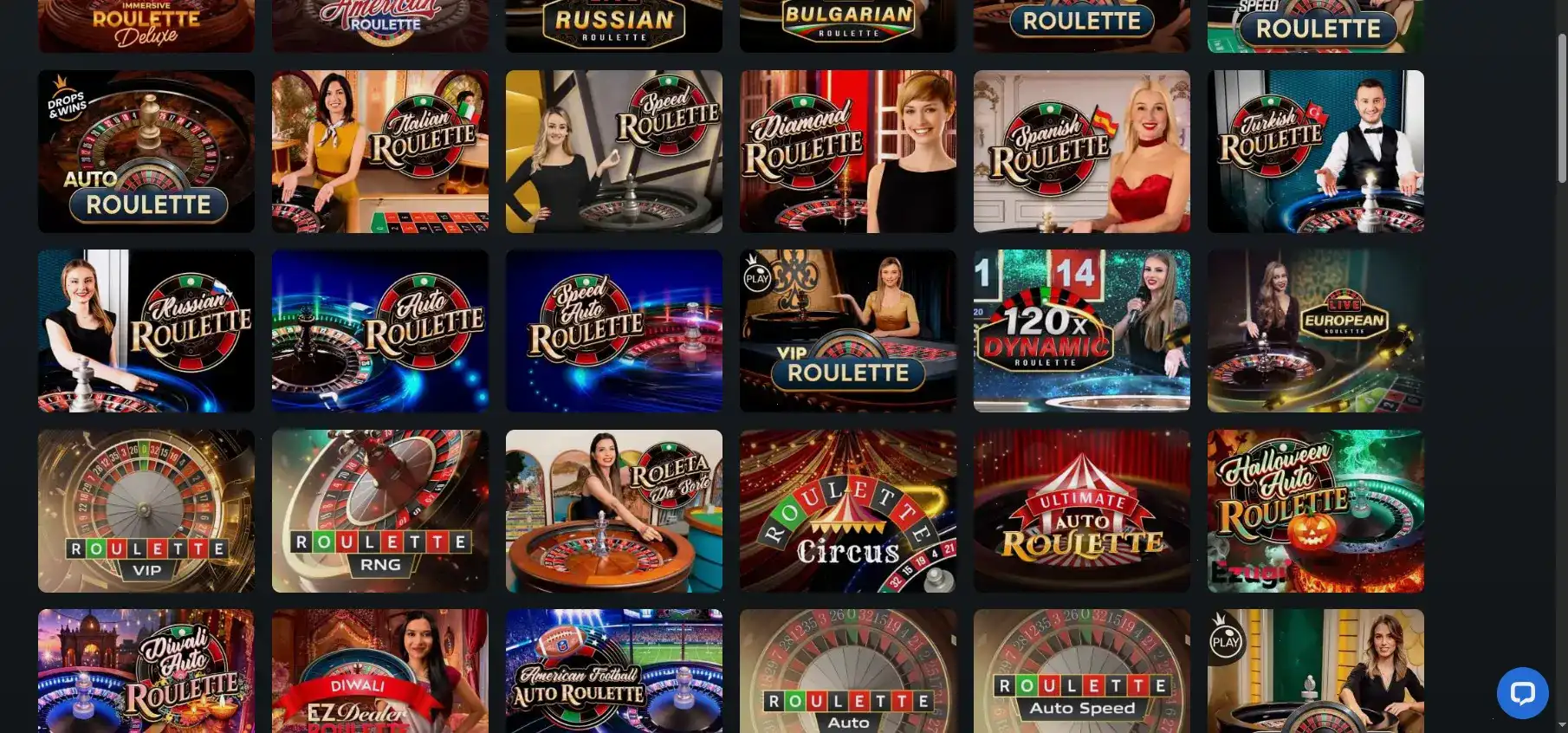 Интерфейс казино Вулкан Победа с игровыми автоматами